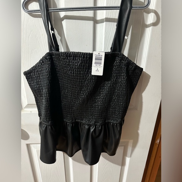 Leather Peplum - Picture 1 of 1